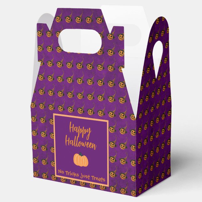 Caja Para Regalos Fiesta de Halloween para niños jack o calabazas de (Abierto)