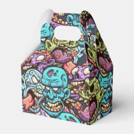 Caja Para Regalos fiesta de halloween zombie genial