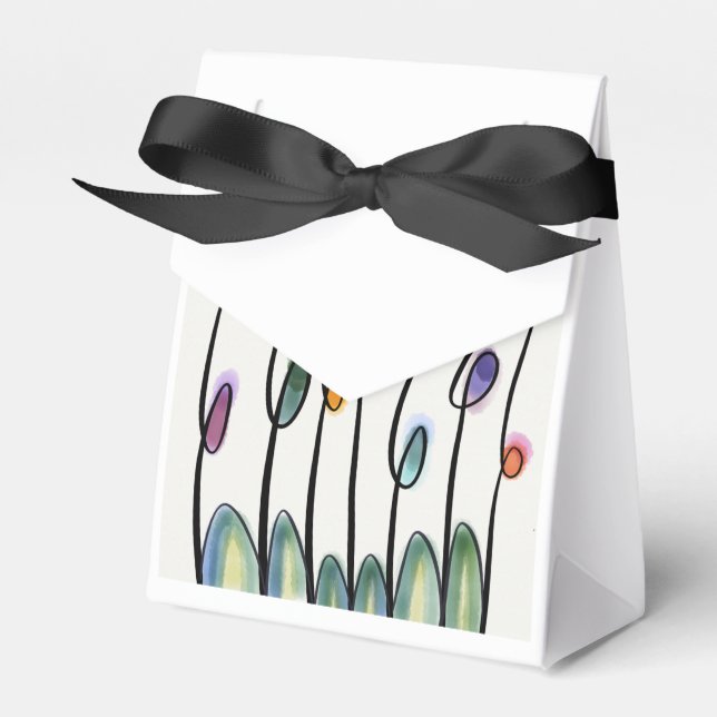 Caja Para Regalos Fiesta de jardín o boda de jardín (Front Side)