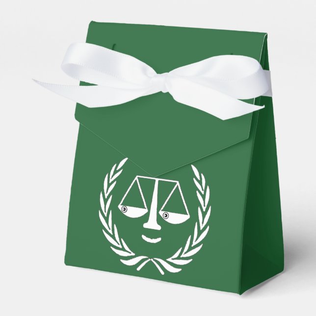 Caja Para Regalos Fiesta de la Facultad de Derecho de Abogados (Front Side)