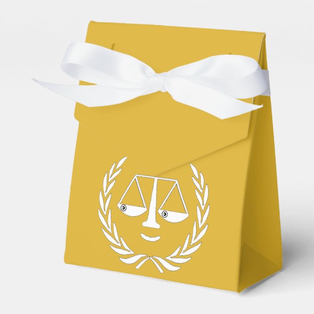 Caja Para Regalos Fiesta de la Facultad de Derecho de Abogados (Front Side)