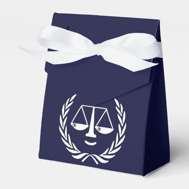 Caja Para Regalos Fiesta de la Facultad de Derecho de Abogados (Front Side)