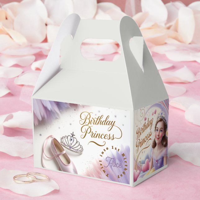 Caja Para Regalos Fiesta de la Princesa Ballerina - ¡Twirl to Magic! (Boda)
