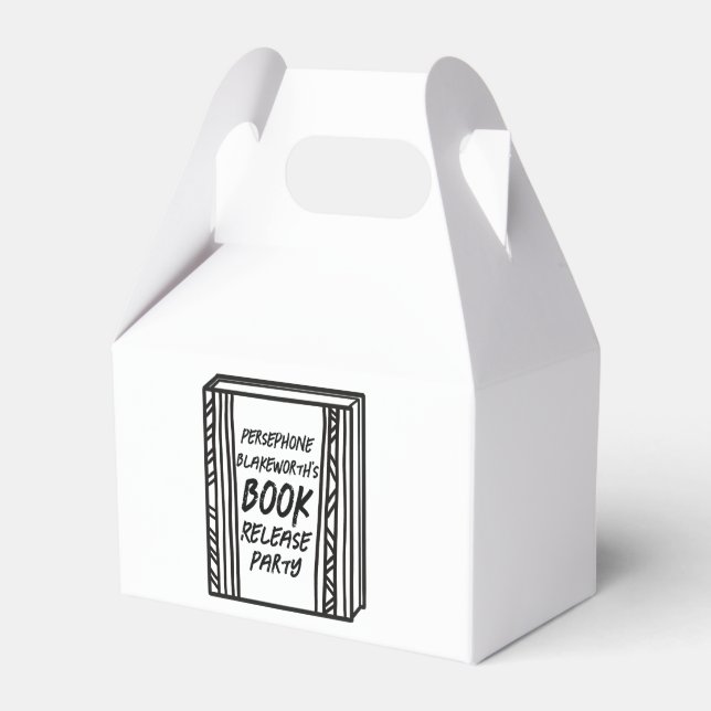 Caja Para Regalos Fiesta de lanzamiento de libros regalo ilustrado (Front Side)