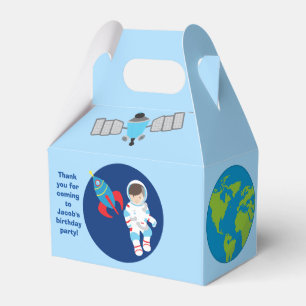 Caja Para Regalos Fiesta de los chicos del espacio exterior de la na