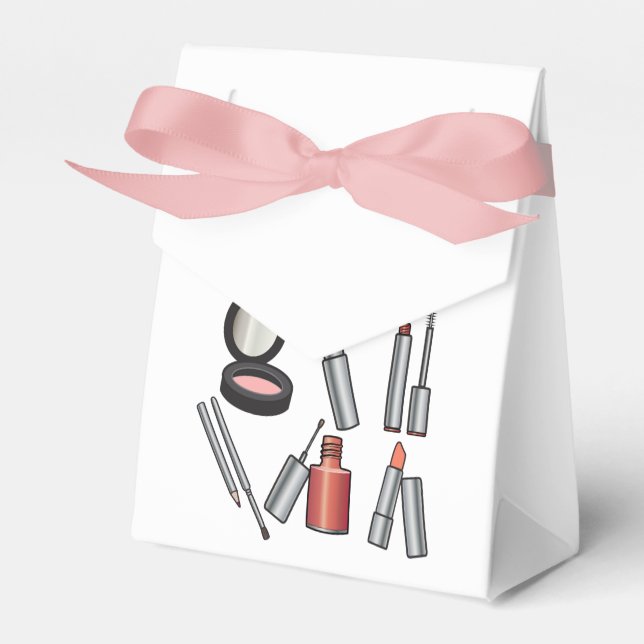 Caja Para Regalos Fiesta de maquillaje Goody Bag (Front Side)