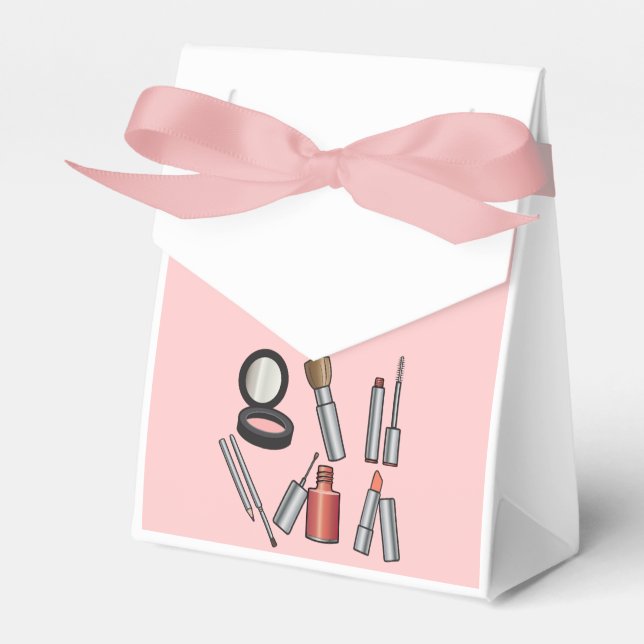 Caja Para Regalos Fiesta de maquillaje Goody Bag (Front Side)