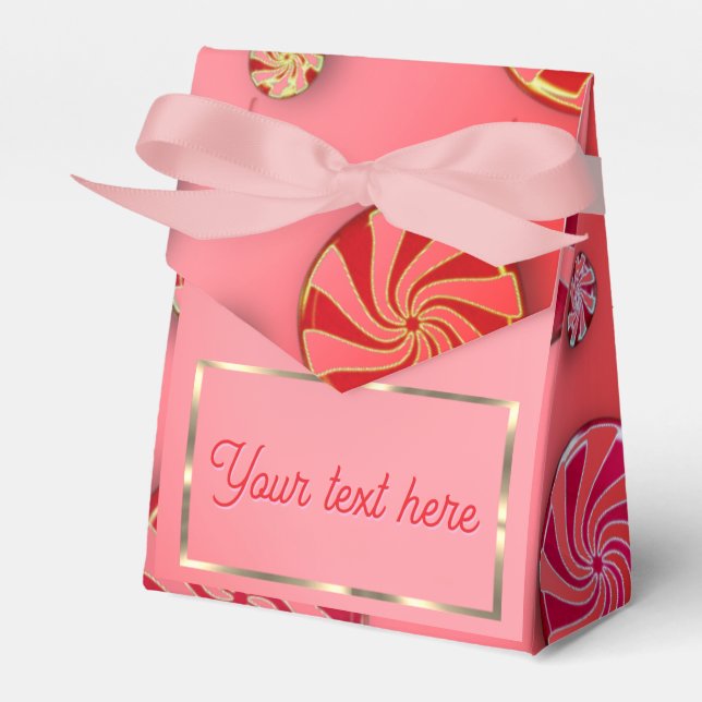 Caja Para Regalos Fiesta de Navidad  (Front Side)