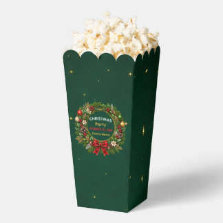 Caja Para Regalos Fiesta de Navidad Corona de Esmeralda