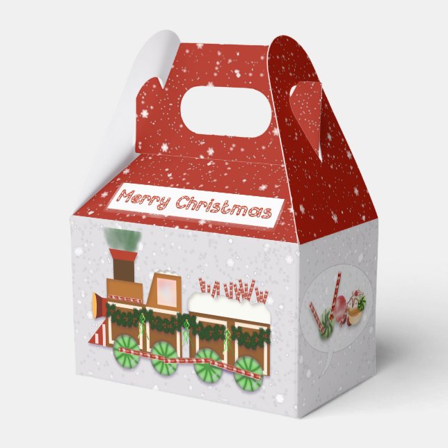 Caja Para Regalos Fiesta de navidades (Front Side)