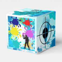 Caja Para Regalos Fiesta de Paintball