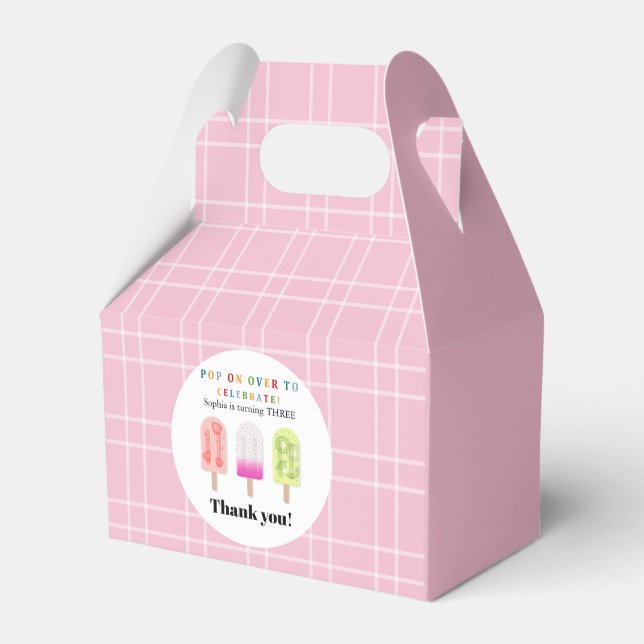 Caja Para Regalos Fiesta de Paletas (Front Side)