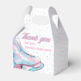 Caja Para Regalos Fiesta de patinaje artístico