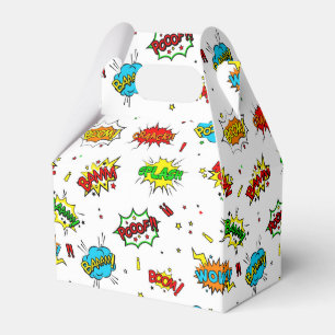 Caja Para Regalos Fiesta de patrones de super héroe lindo