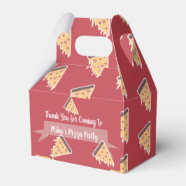 Caja Para Regalos Fiesta de Pizza del Día de San Valentín para Niños