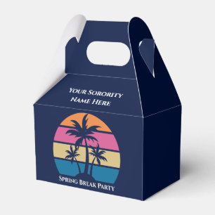 Caja Para Regalos Fiesta de playa de primavera de hermandad personal