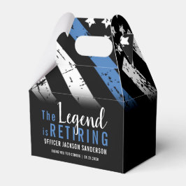 Caja Para Regalos Fiesta de Retiro de la Policía Aplicación de la Le