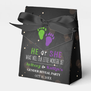 Caja Para Regalos Fiesta de revelación de género en Halloween, peque