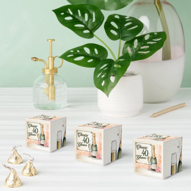 Caja Para Regalos Fiesta de Salud a Años (Múltiple)