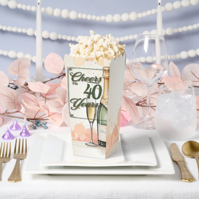 Caja Para Regalos Fiesta de Salud a Años (Boda)