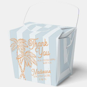 Caja Para Regalos Fiesta de soltera en la playa pastel de Blue Palm 