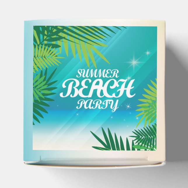 Caja Para Regalos Fiesta de Summer Beach (Parte superior)