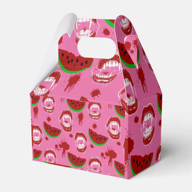 Caja Para Regalos Fiesta de Summerween Rosa de Vampiro Comiendo Sand (Front Side)