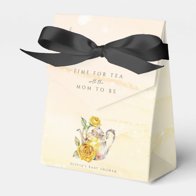 Caja Para Regalos Fiesta de té con flores silvestres (Front Side)