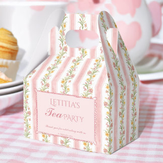 Caja Para Regalos fiesta de té de la tarde para baby shower de bebé