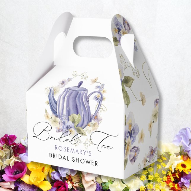 Caja Para Regalos Fiesta de té nupcial Floral Bridal Shower (Subido por el creador)