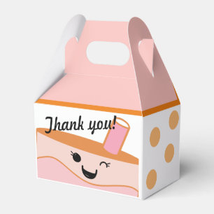 Caja Para Regalos Fiesta de Tea Boba con burbuja