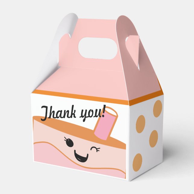 Caja Para Regalos Fiesta de Tea Boba con burbuja (Front Side)