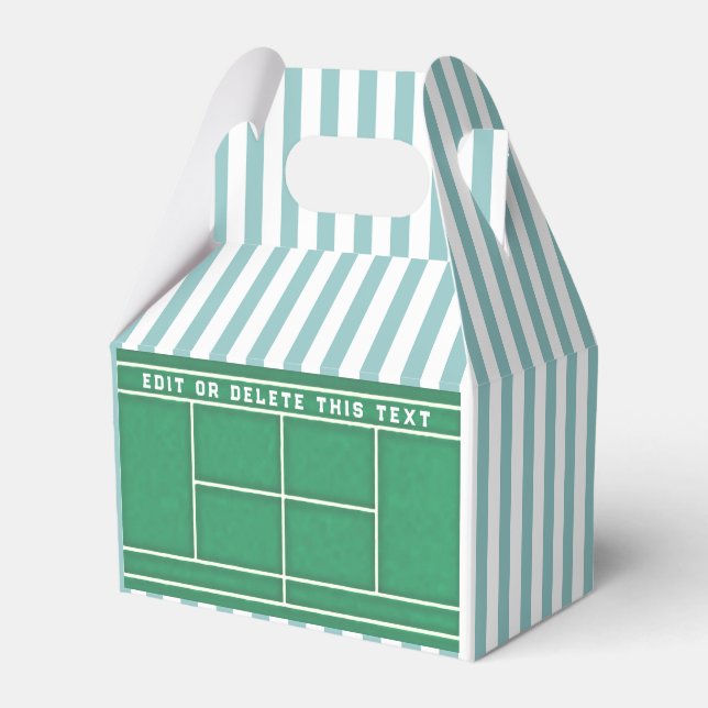 Caja Para Regalos Fiesta de tenis (Front Side)