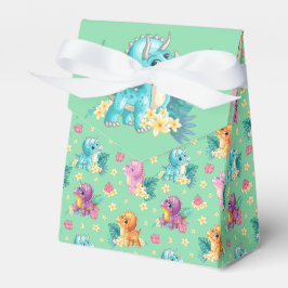 Caja Para Regalos Fiesta de Triceratops para Niños 