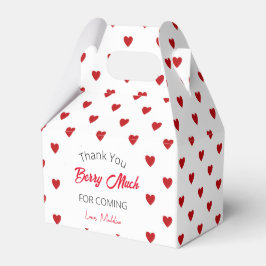 Caja Para Regalos Fiesta de verano de fresa Gracias