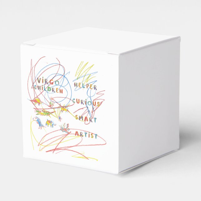 Caja Para Regalos Fiesta de Virgo Childrens (Costado Anverso)