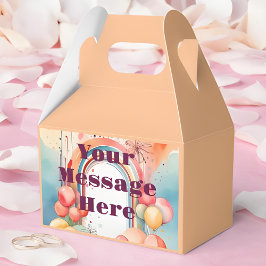 Caja Para Regalos Fiesta del arco iris acuático