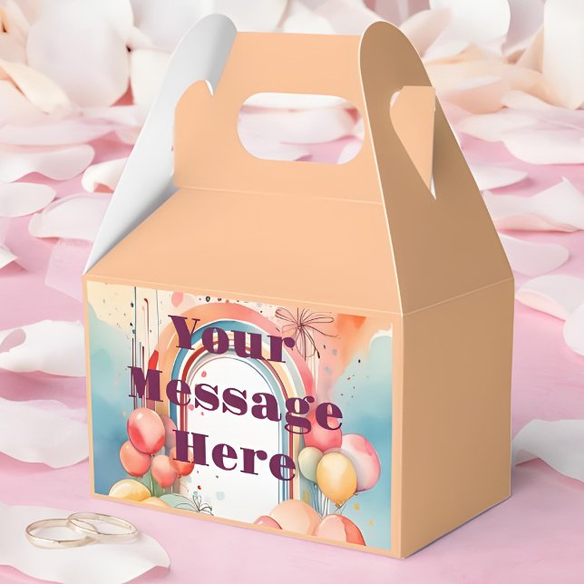 Caja Para Regalos Fiesta del arco iris acuático (Subido por el creador)