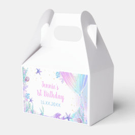 Caja Para Regalos Fiesta del Chica de cumpleaños 1 Sirena