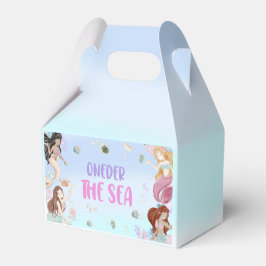 Caja Para Regalos Fiesta del Chica de cumpleaños 1 Sirena