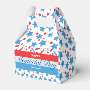 Caja Para Regalos Fiesta del evento del Día de los Caídos con estrel