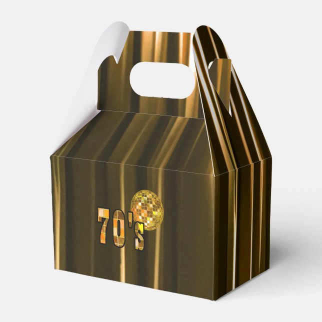Caja Para Regalos fiesta Disco de los años 70 (Front Side)