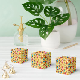 Caja Para Regalos Fiesta en Amarillo
