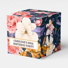 Caja Para Regalos Fiesta Floral Boho Sofisticada