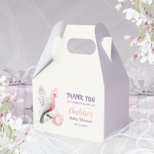 Caja Para Regalos Fiesta Infantil del Jardin Floral de Lavanda Capri