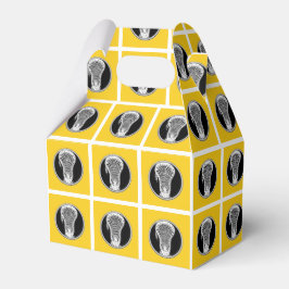 Caja Para Regalos Fiesta Lacrosse Amarillo