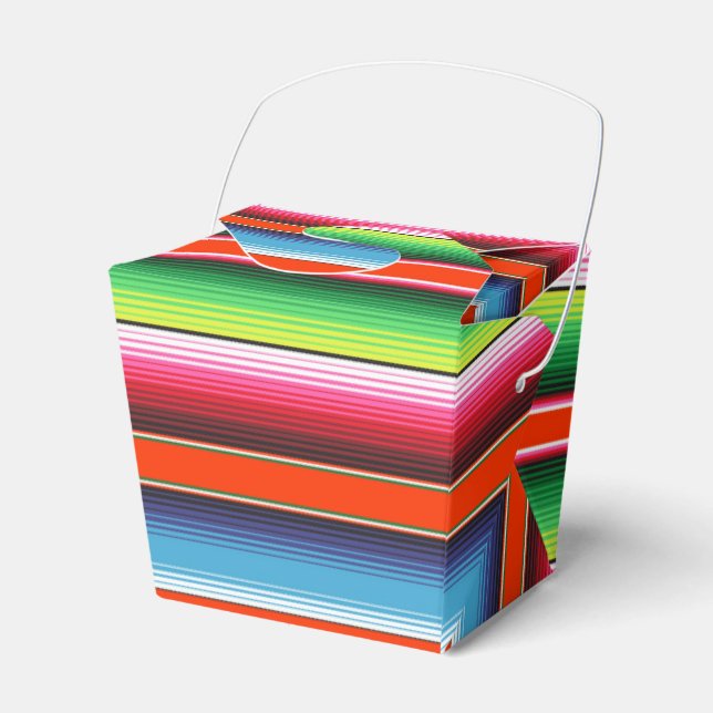 Caja Para Regalos Fiesta mexicana de serape tradicional española (Front Side)
