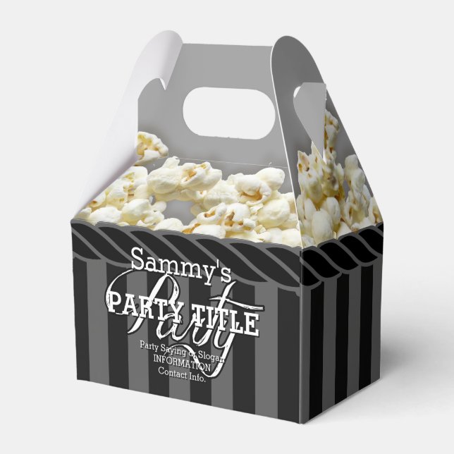 Caja Para Regalos Fiesta personalizado del día del pirata (Front Side)