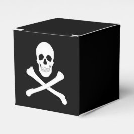 Caja Para Regalos Fiesta pirata (cráneo y cruces) (Jolly Roger)
