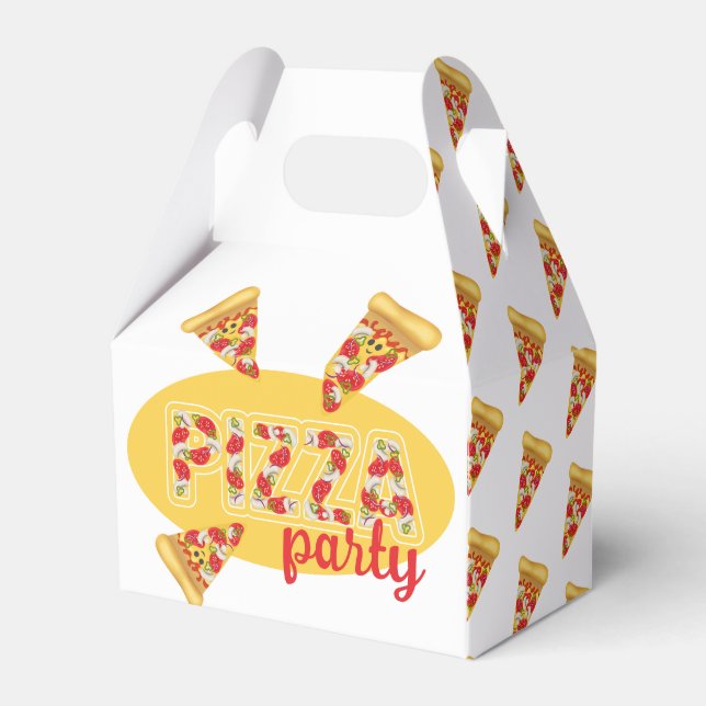 Caja Para Regalos Fiesta Pizza (Front Side)